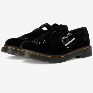 Dr. Martens Black Flats with Buckle Detail